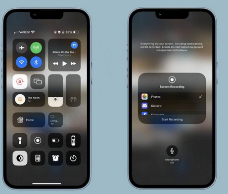 天水苹果15维修分享iPhone15录制屏幕时如何录制音频 
